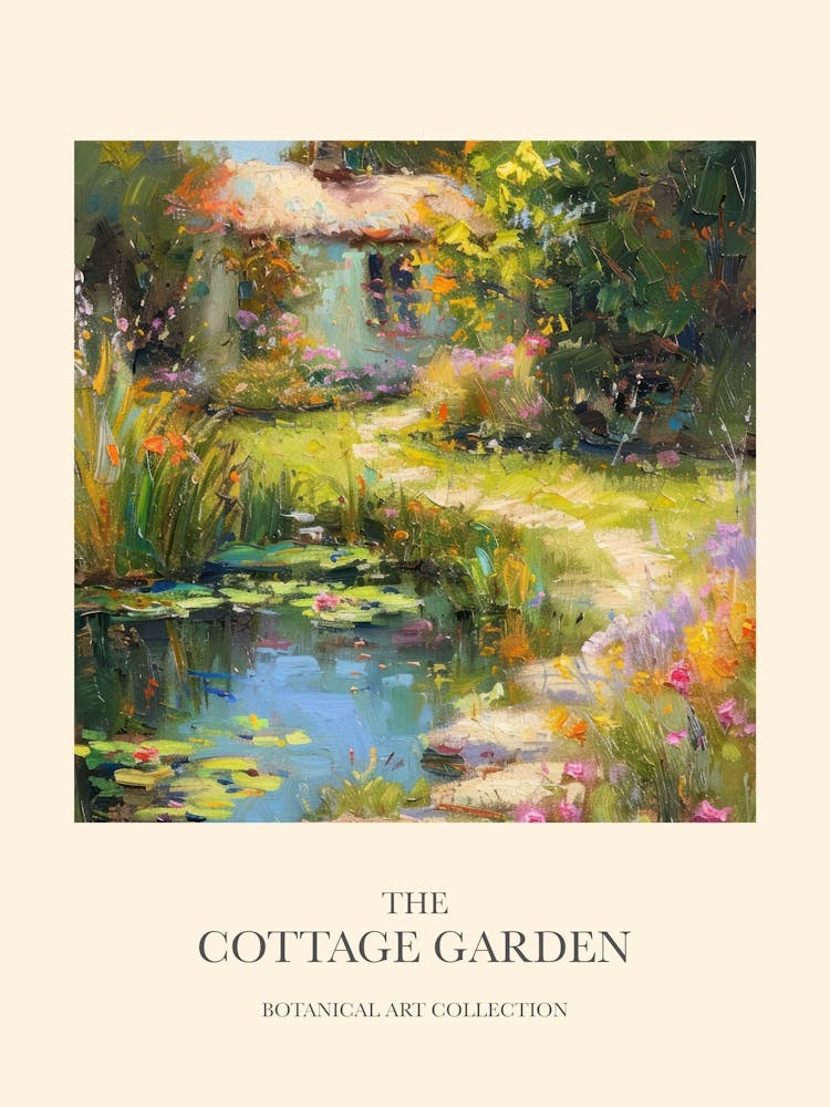 Cottage Garden Poster Fairy Pond 6