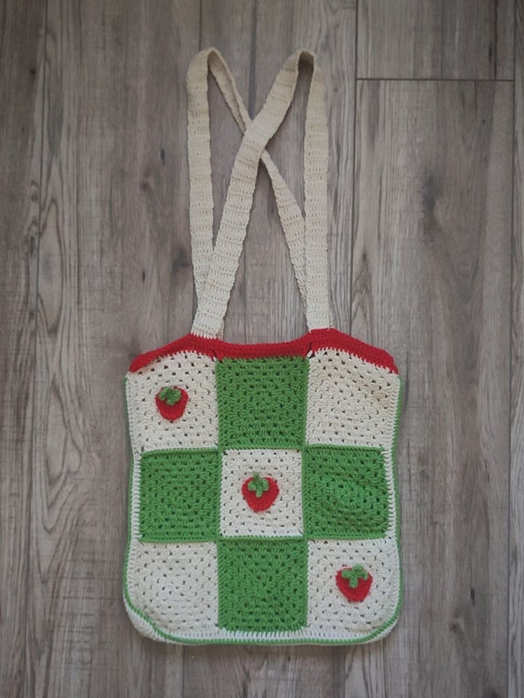 Vintage Crocheted Bag