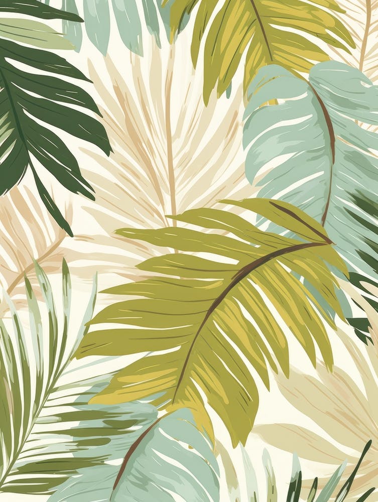 Tropical Leaves Pattern