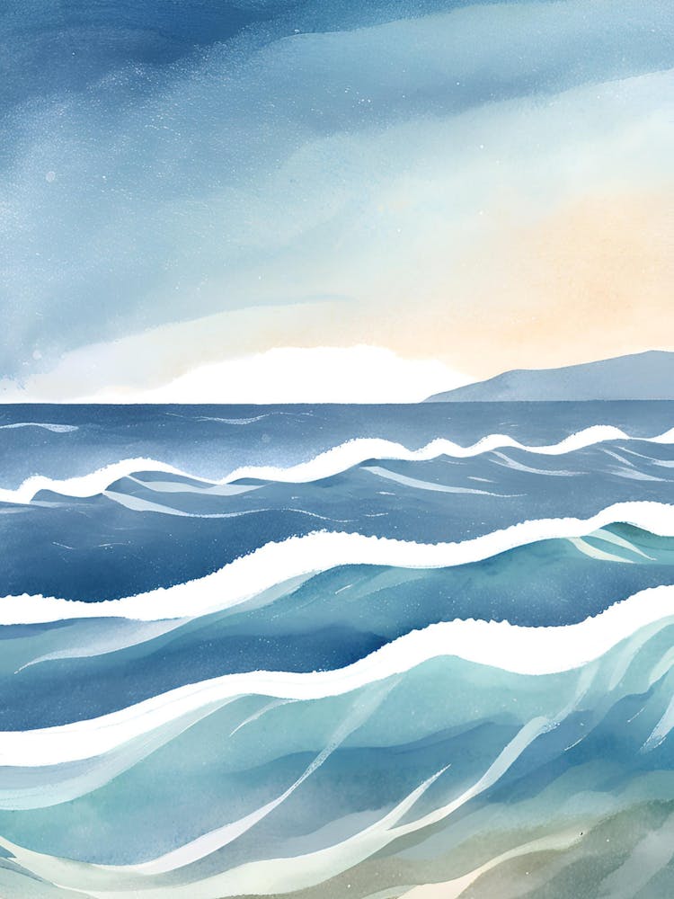 Watercolor Seascape 1
