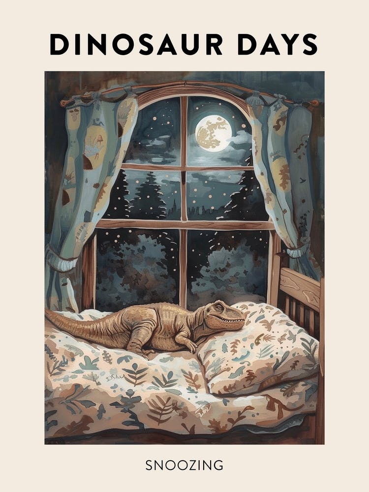 Dinosaur Snoozing 2