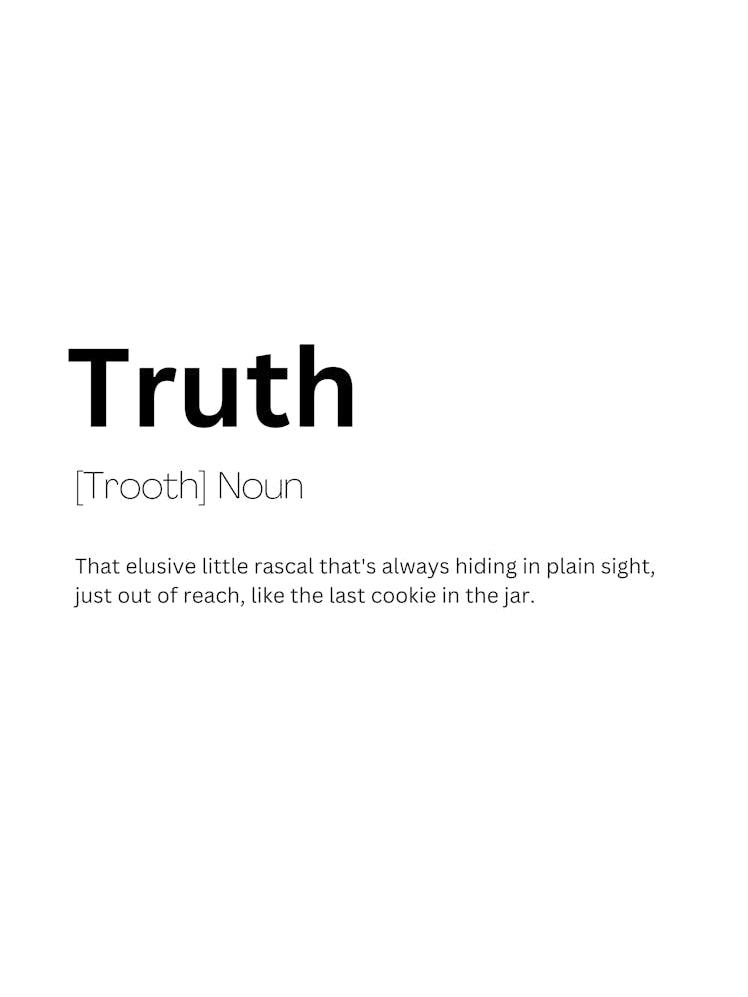 Truth Definition Meaning