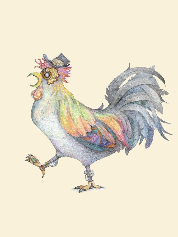 Steampunk Rooster