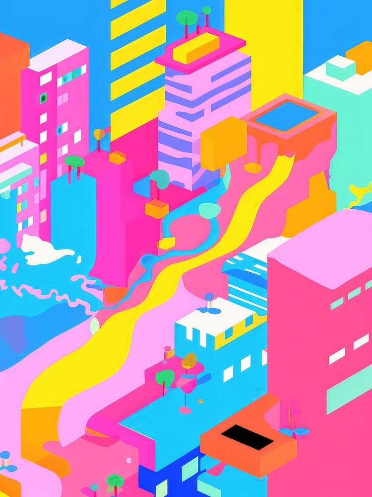 New York City Colourful View 5