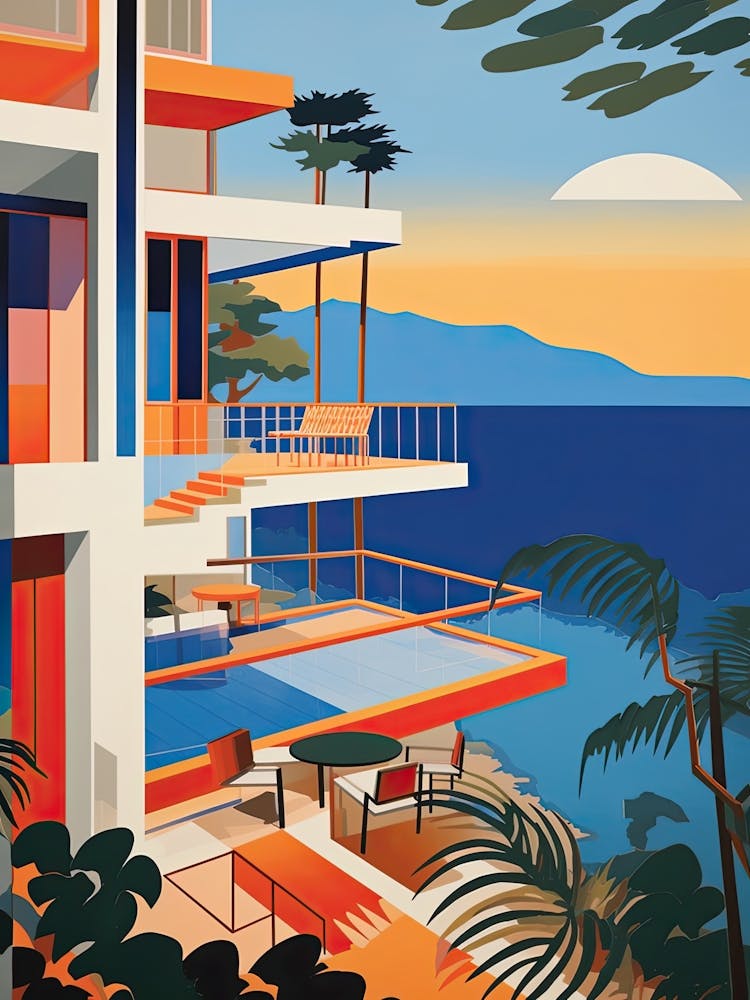 Acapulco, Mexico, Graphic Illustration 3