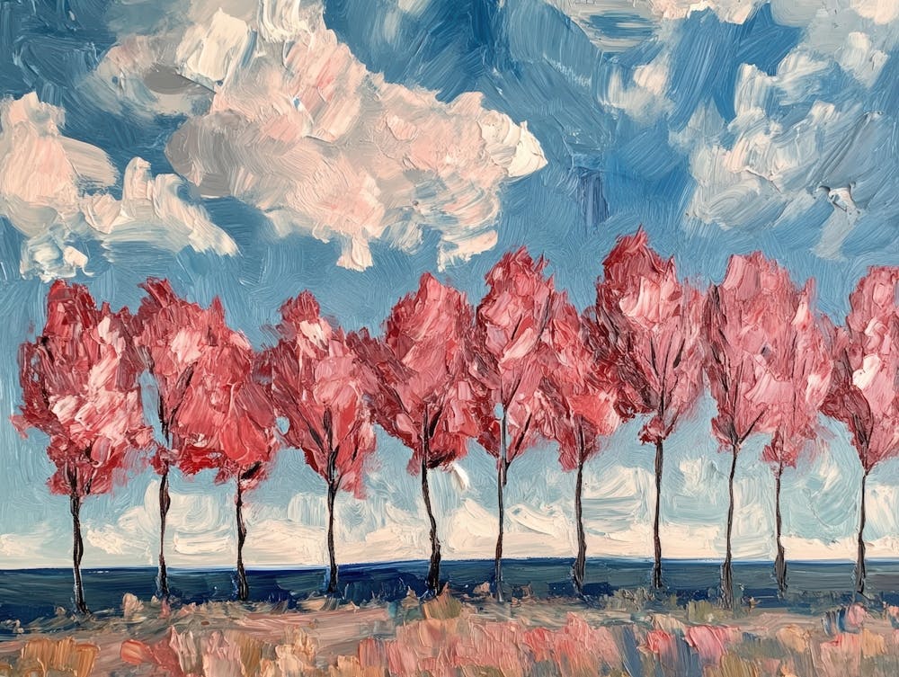 Pink Trees 3