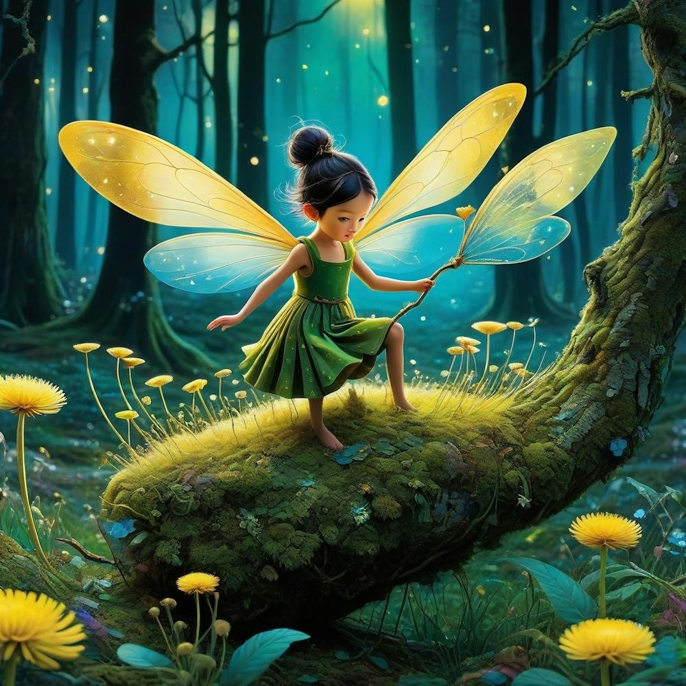 Fairy In The Forest