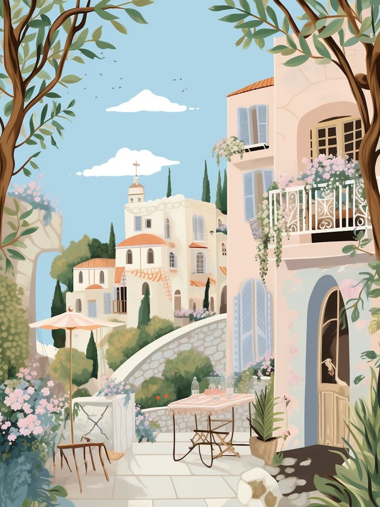 Rhodes Greece 2 Illustration