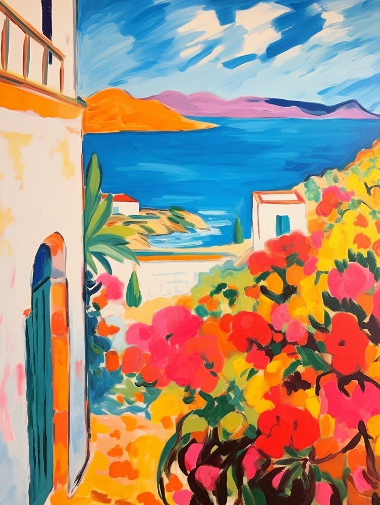 Sicily Italy 5 Fauvist Painting