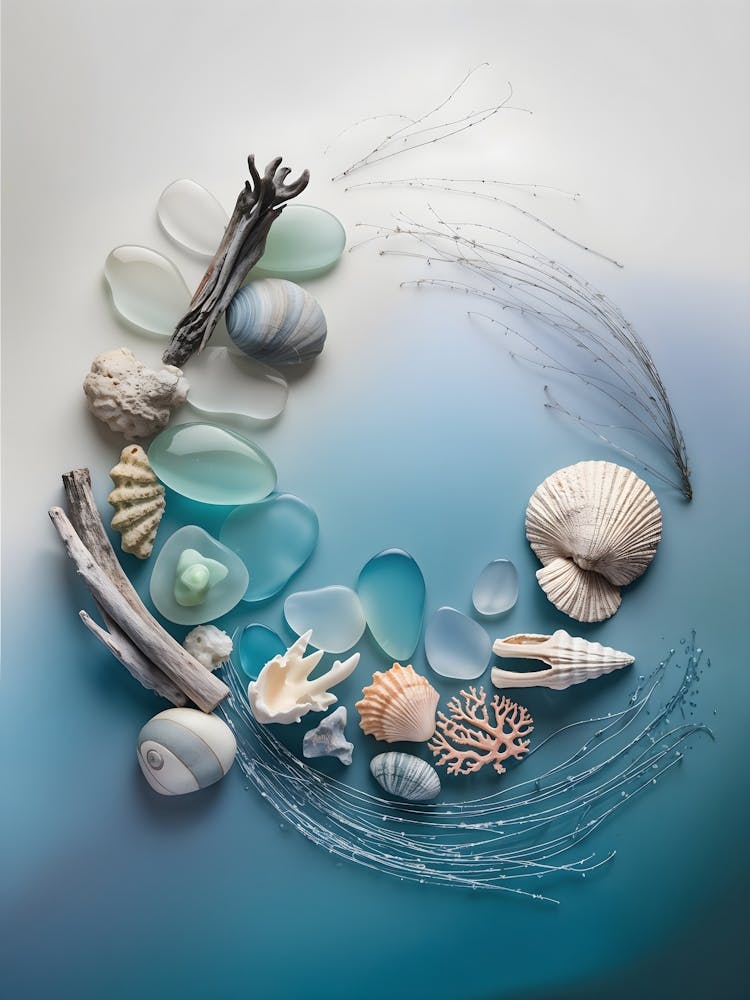 Sea Glass And Shells 5