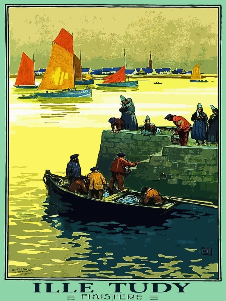 Ile Tudy, Brittany, France