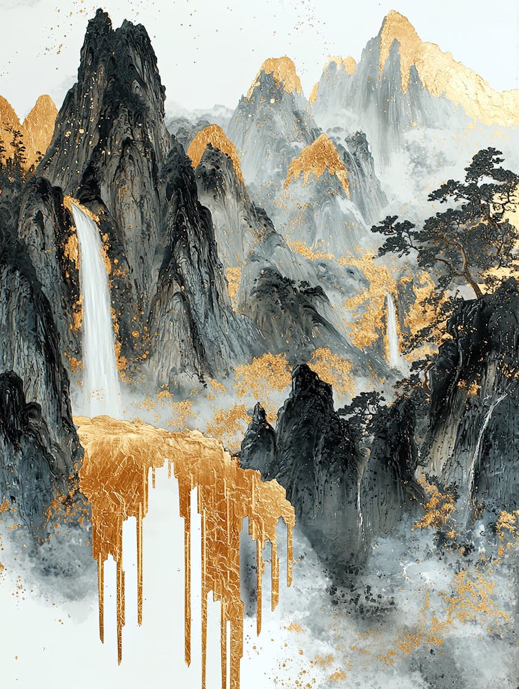 Cascade Mountains Golden Peaks - Lavish Flow