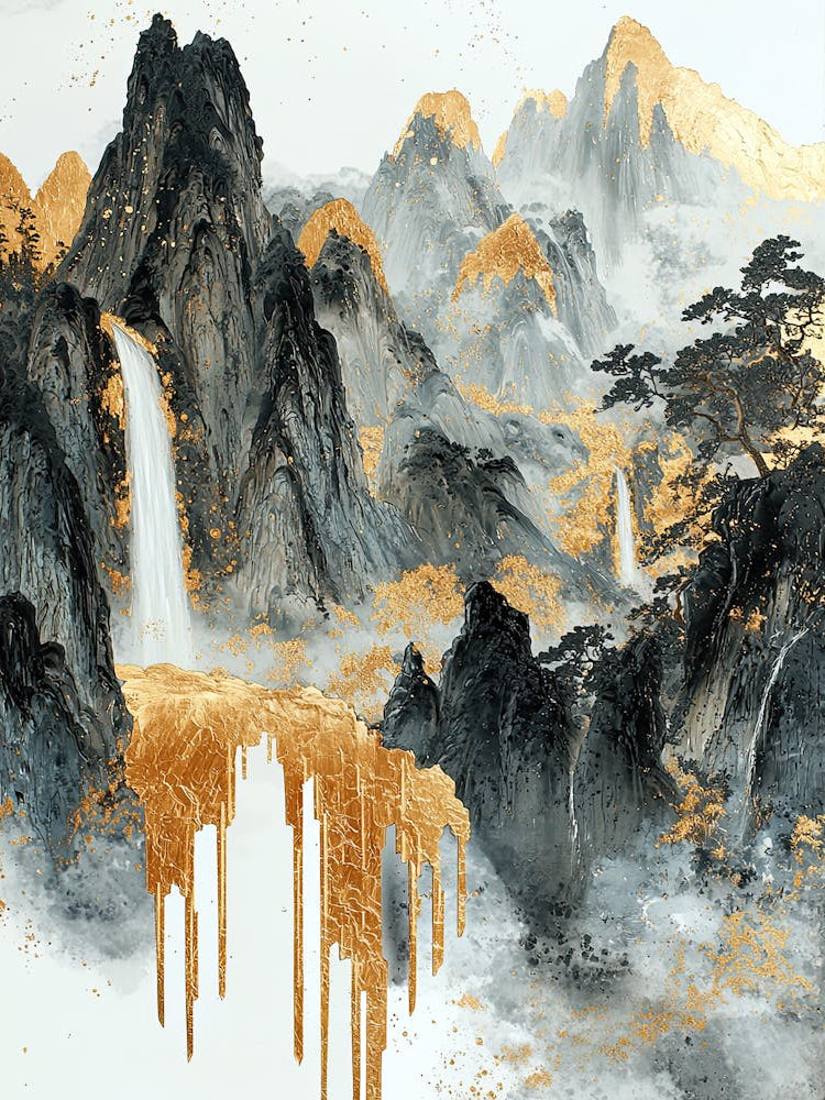 Cascade Mountains Golden Peaks - Lavish Flow