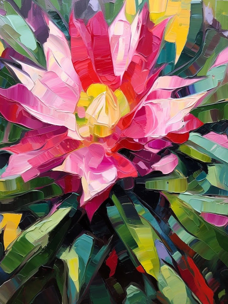 Cactus Painting Gymnocalycium 2