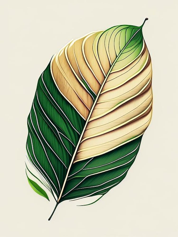 Banana Leaf Warm Tones 2