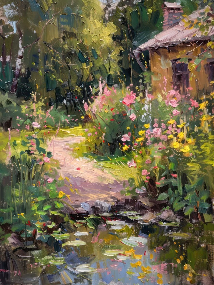 Floral Garden Enchanted Pond 7