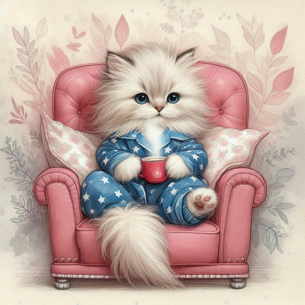 Pajamas Cat