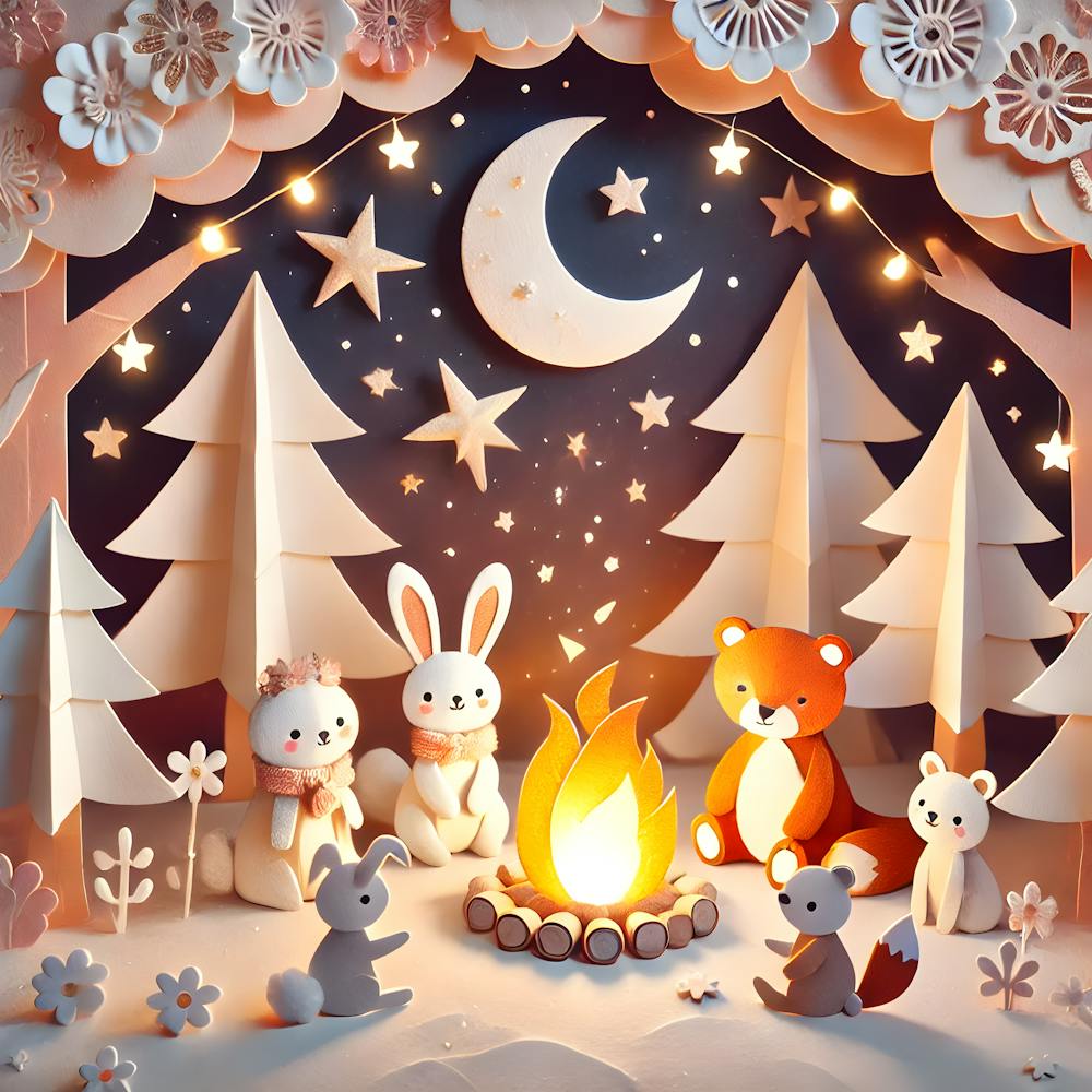 Cozy Nighttime Campfire Tales