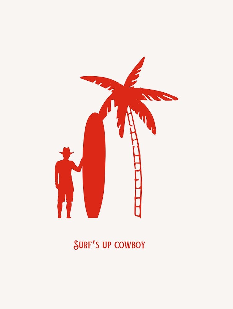 Surf S Up Cowboy Red