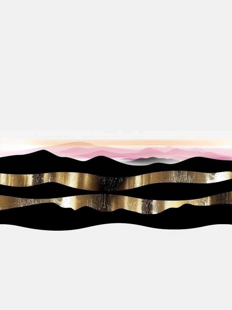 Gold And Black Canvas Print 17