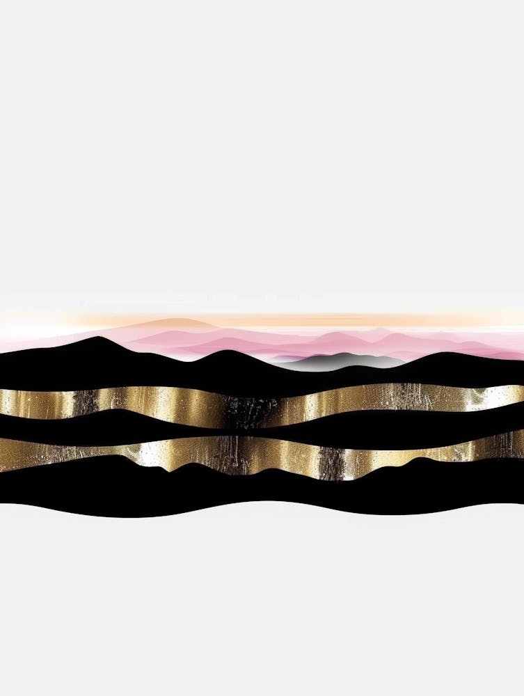 Gold And Black Canvas Print 17