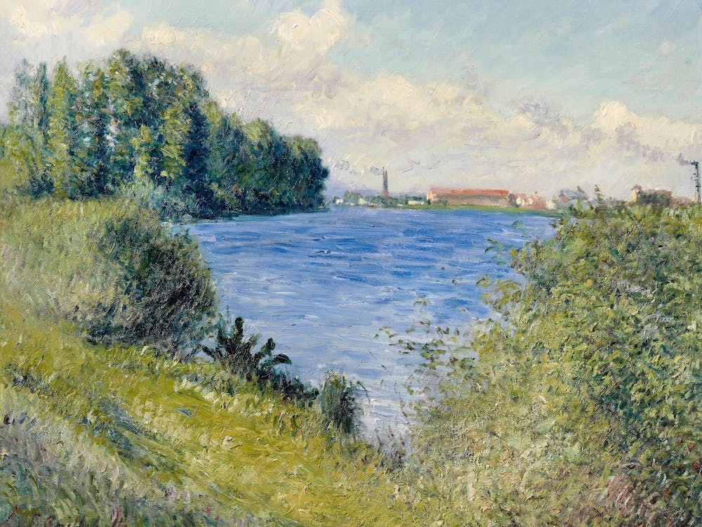 The Seine At Argenteuil, Gustave Caillebotte