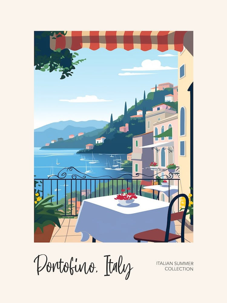 Portofino Cat On A Window 3 Italian Summer Collection