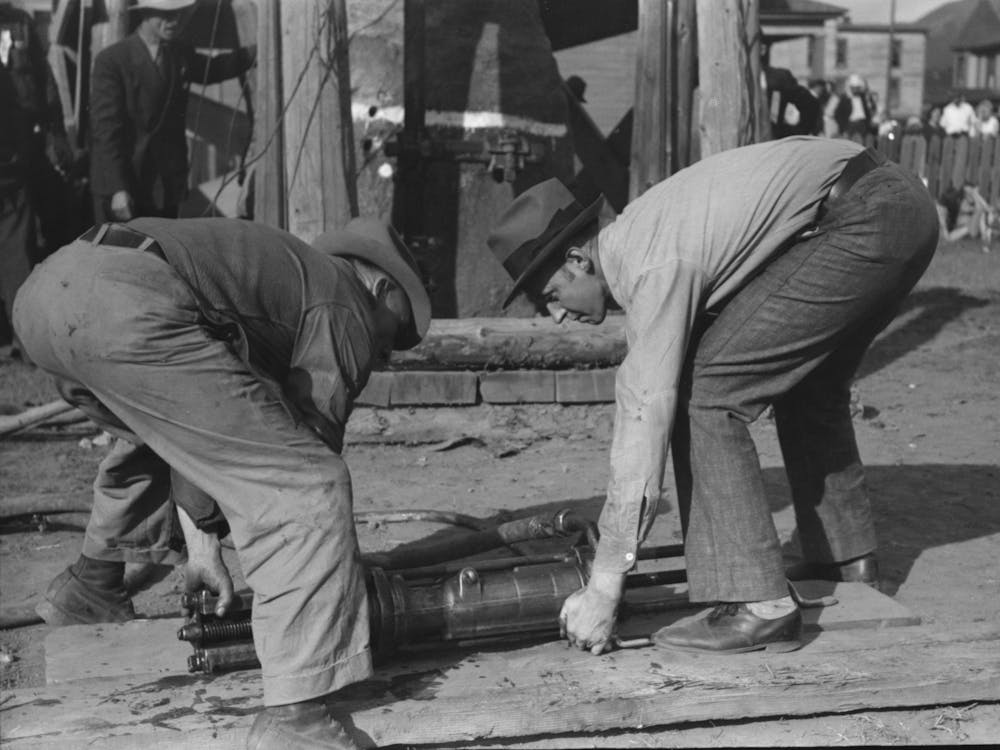 Untitled Photo, Possibly Related To Free Barbecue, Labor Day, Ridgway, Colorado By Russell Lee 1