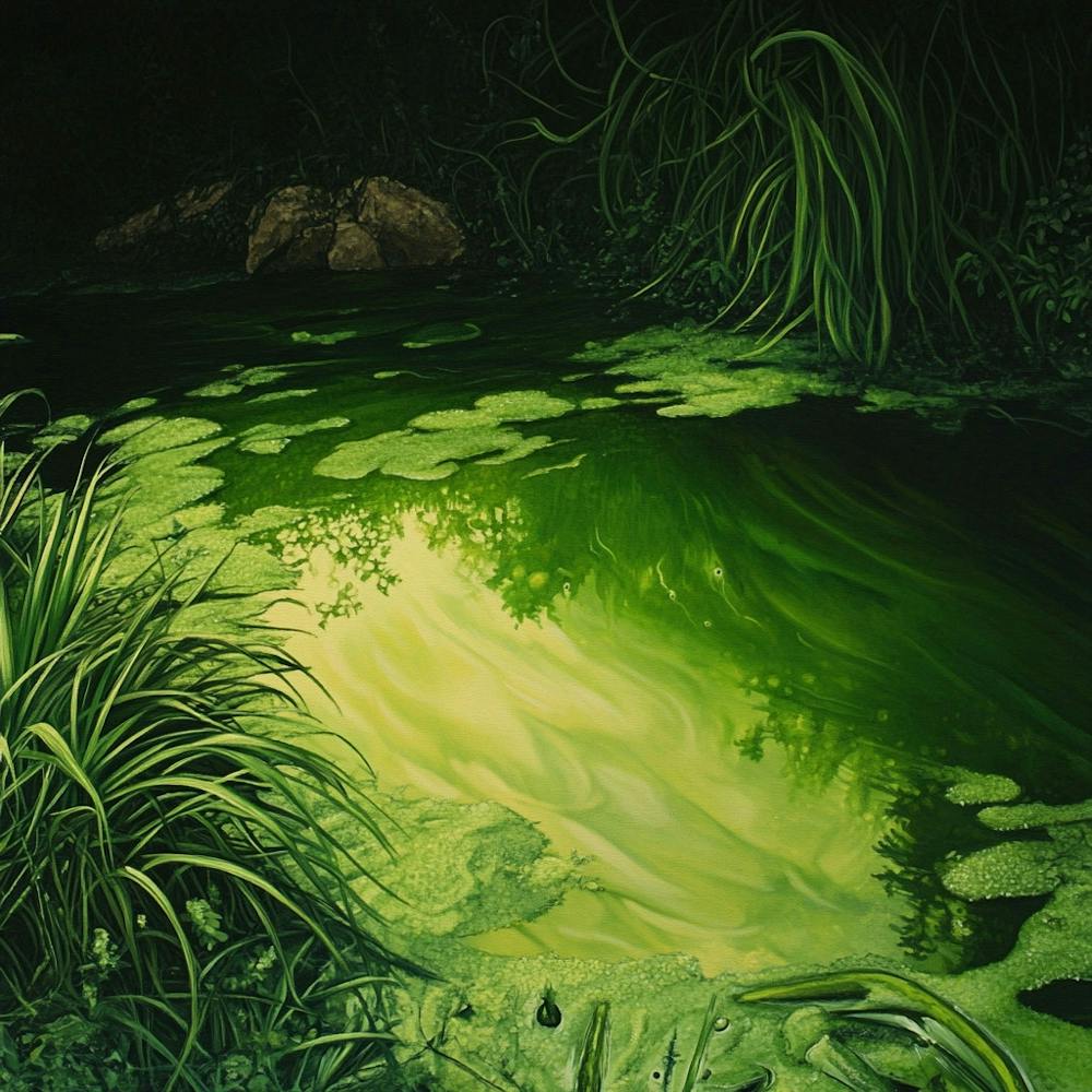 Pond Green and Lonely