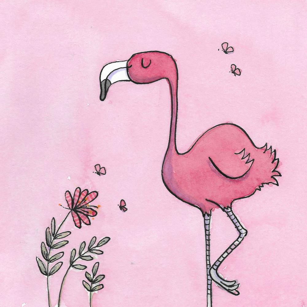 Fiona Flamingo Square