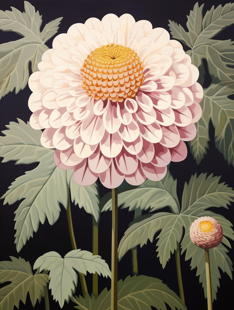 Flower Illustration Dahlia 2