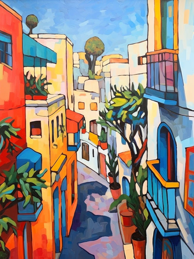 Tel Aviv Israel 3 Fauvist Painting