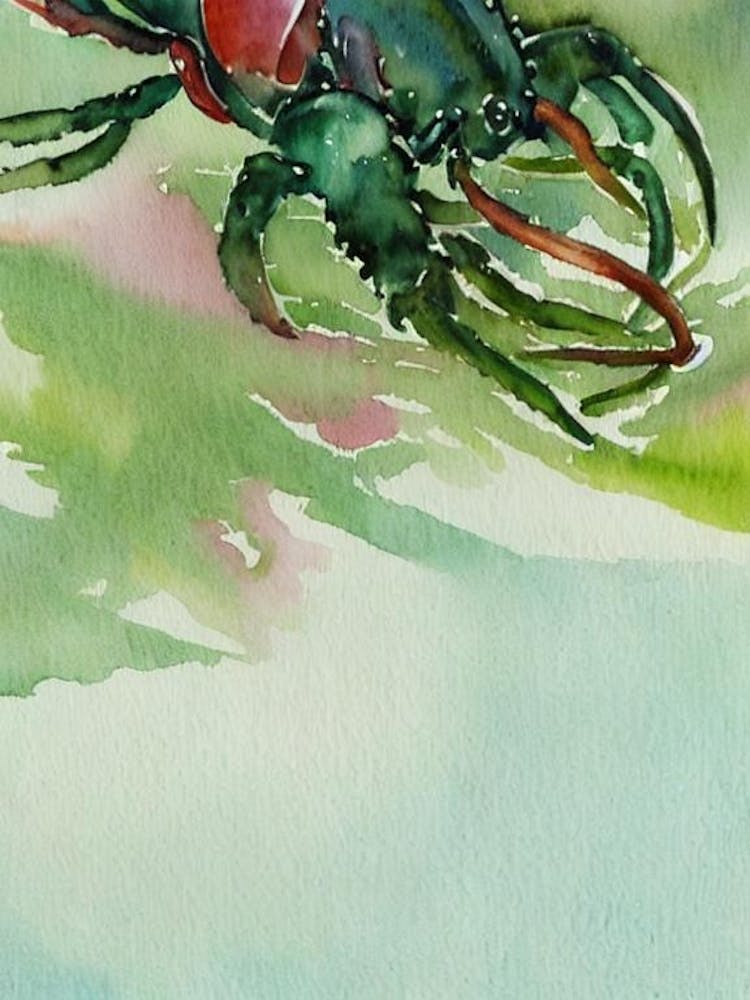 Lobster II Storybook Watercolour