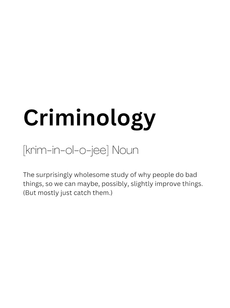 Criminology Definition Meaning 1
