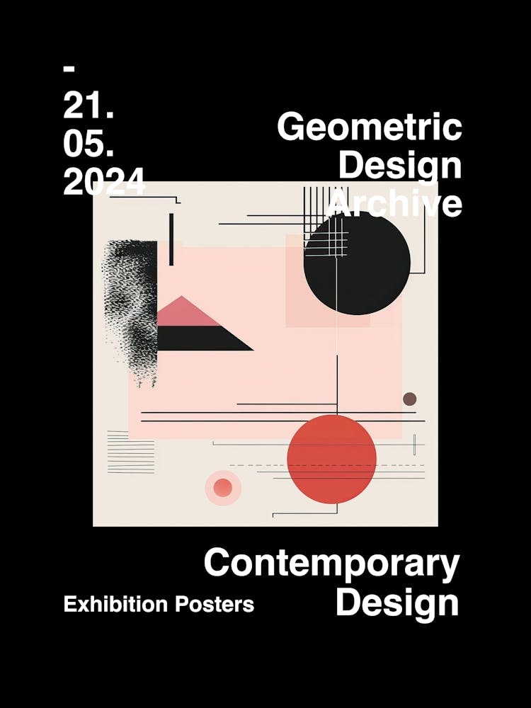 Geometric Design Archive Poster 18