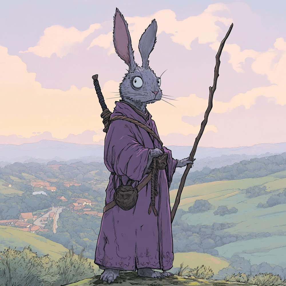 Rabbit With Sword