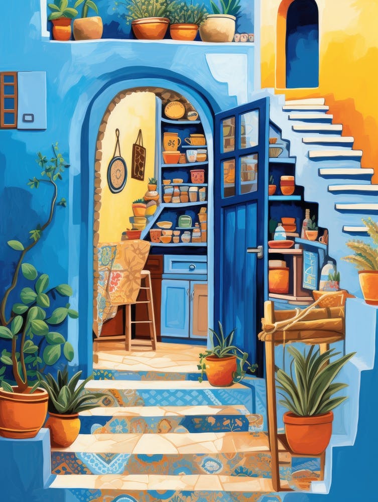 Blue House In Morocco 1
