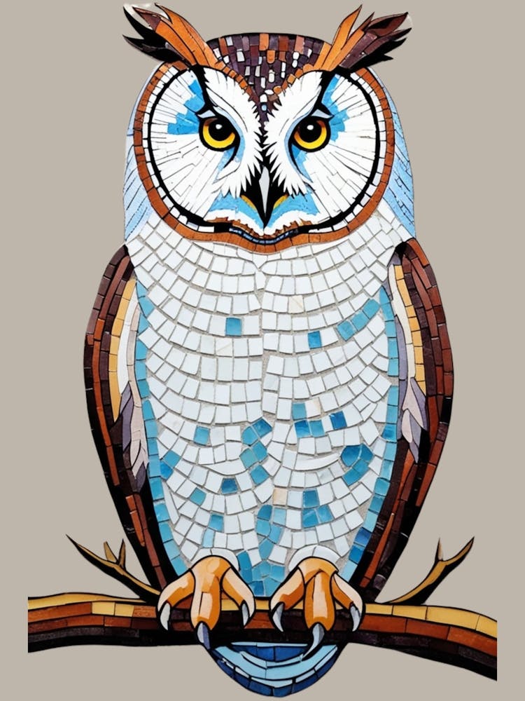 Owl Mosaic 1