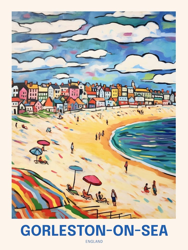 Gorleston On Sea England Uk Affiche de Voyage