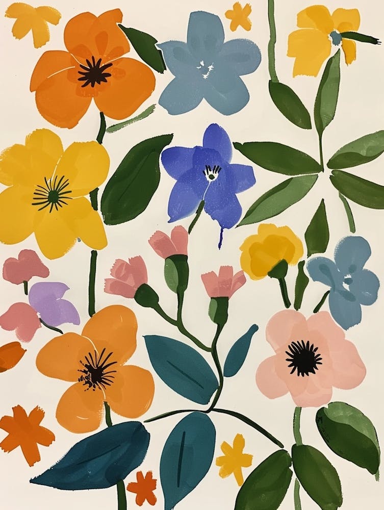 Painted Florals Impatiens 2