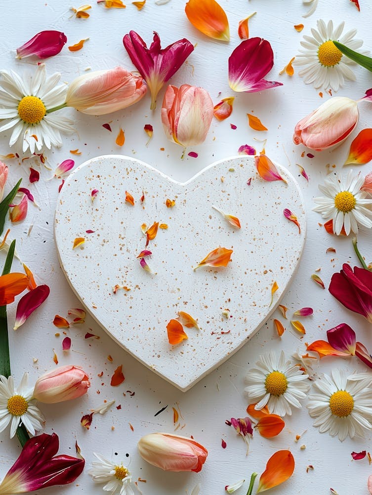 Heart With Flowers 19