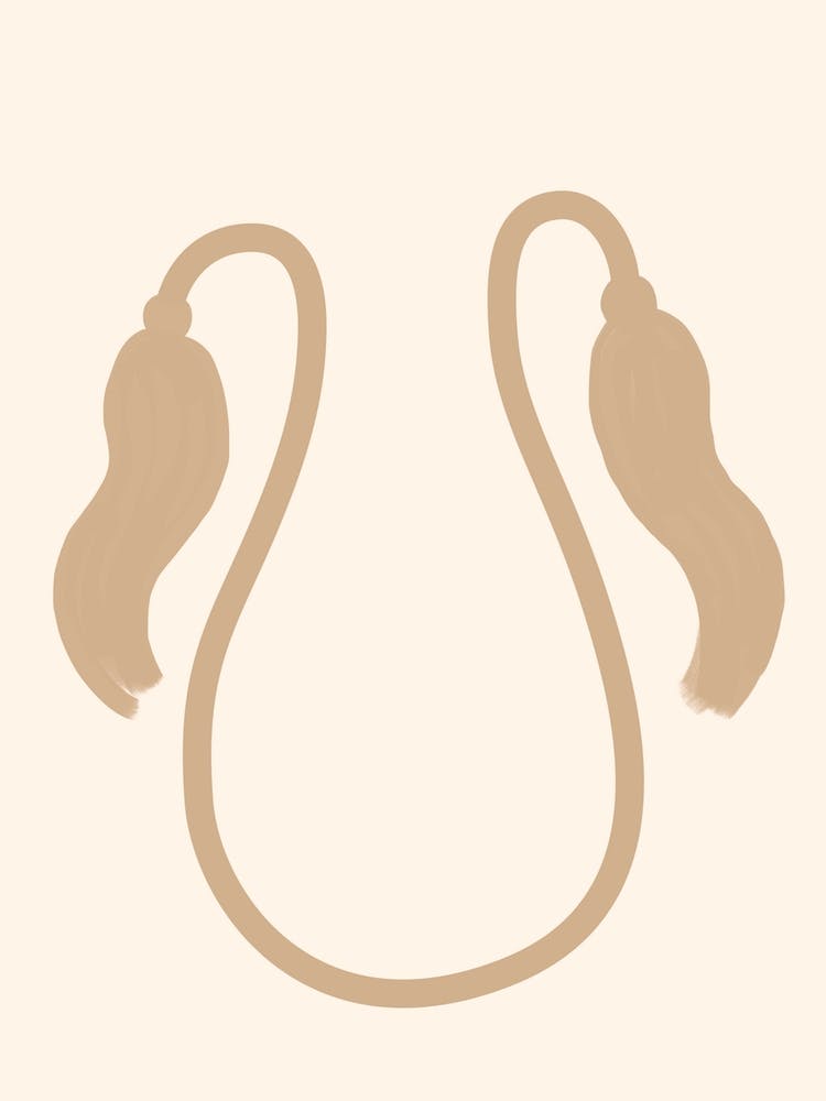 Beige Tassels 2