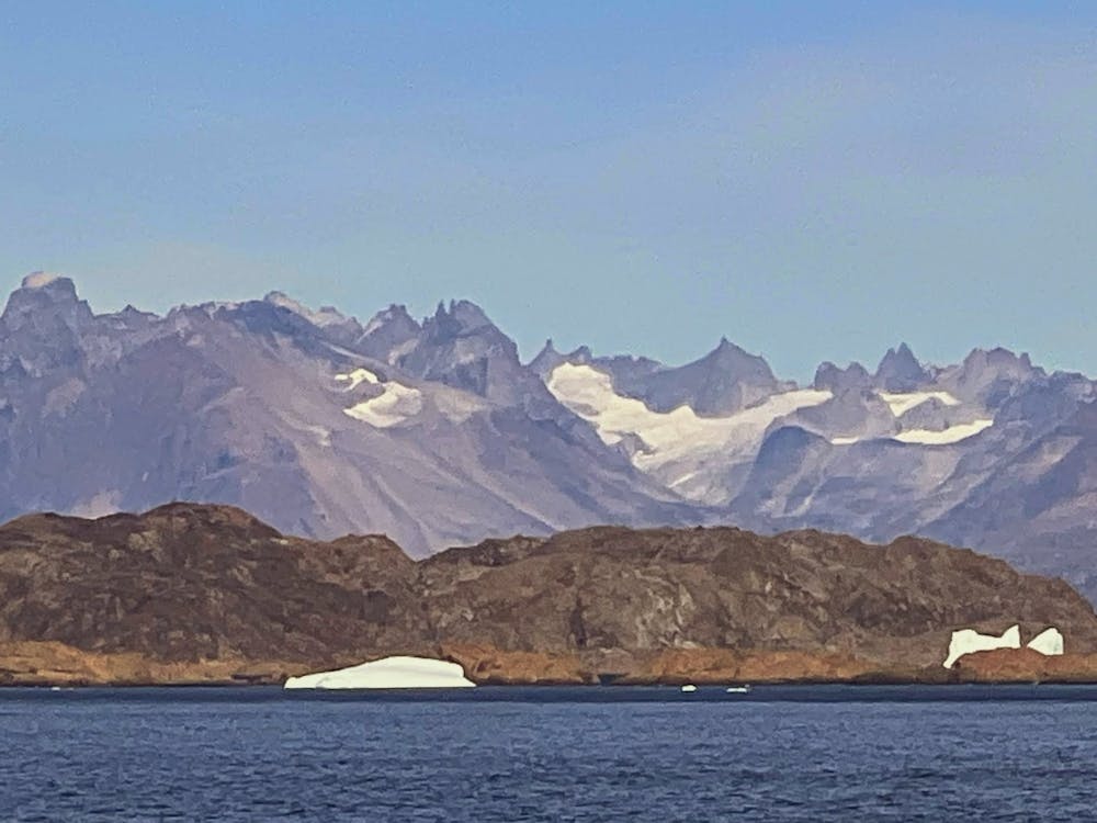 Icebergs And Mountains (Greenland Series)