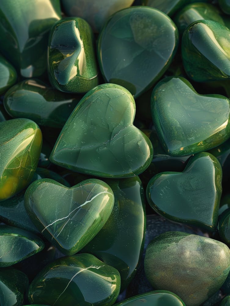 Green Heart Stones
