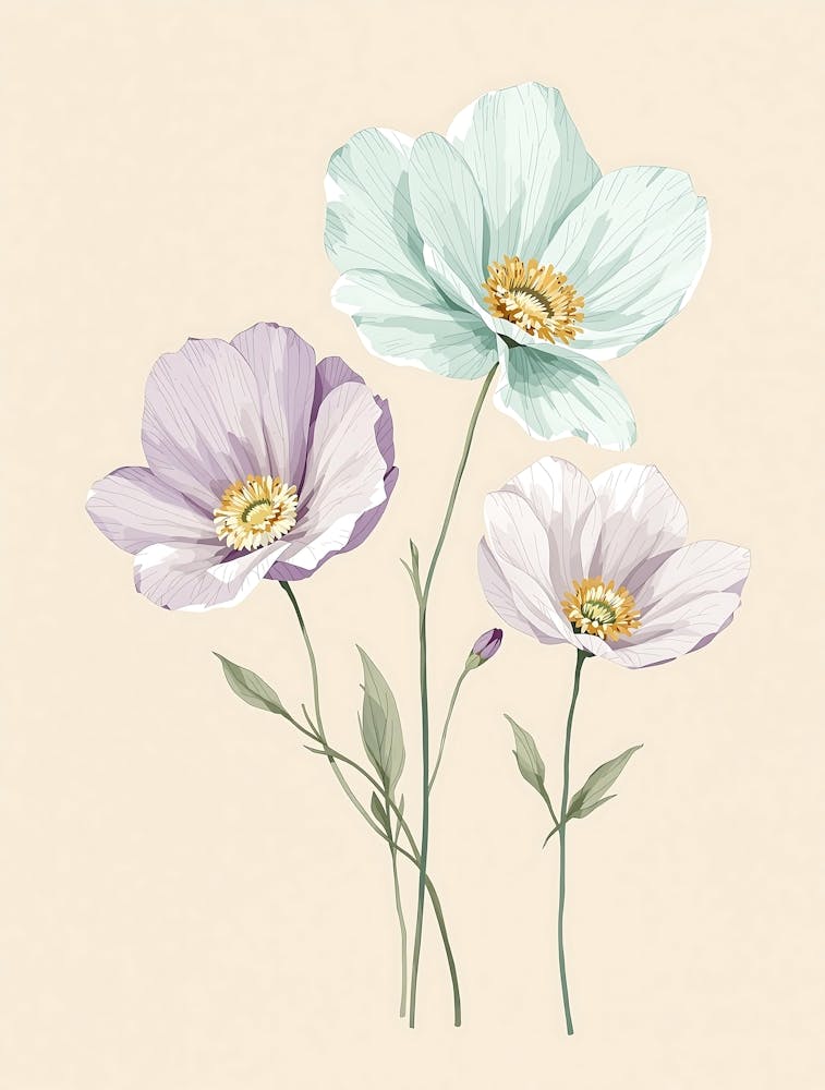 Serene Nature-Inspired Florals with a Modern Touch