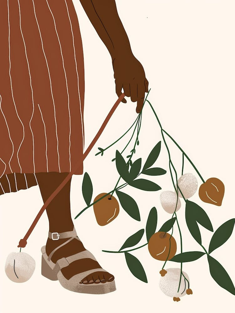 Illustration Of African American Woman