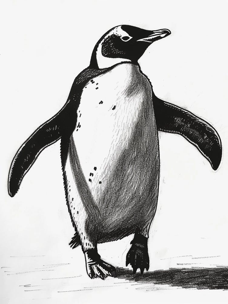 Emperor Penguin Waddling 3