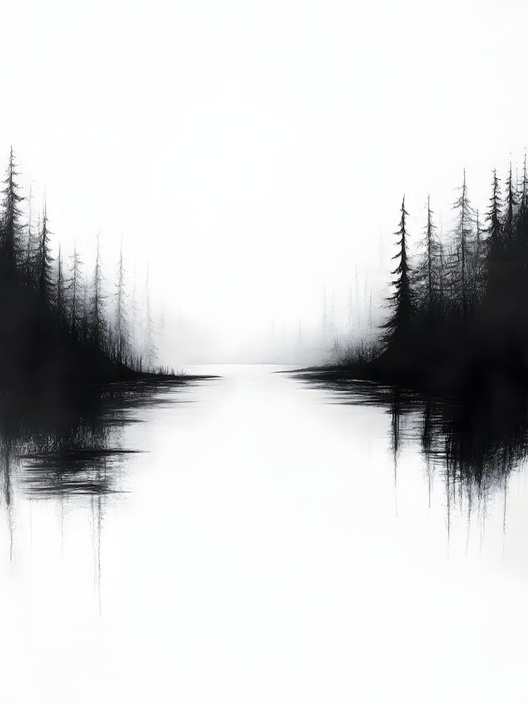 Black And White Painting