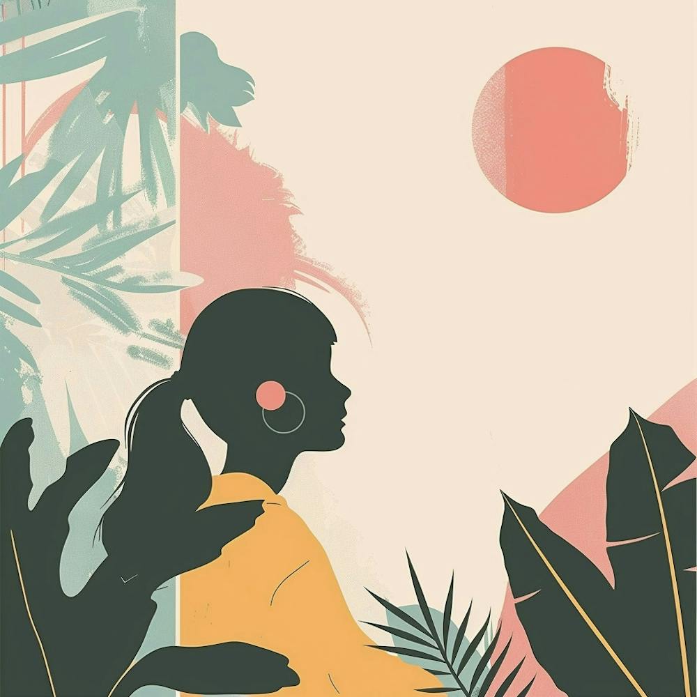 Illustration Of A Woman