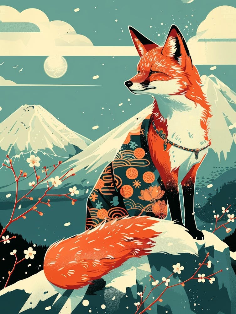 Fuchs im Schnee 1